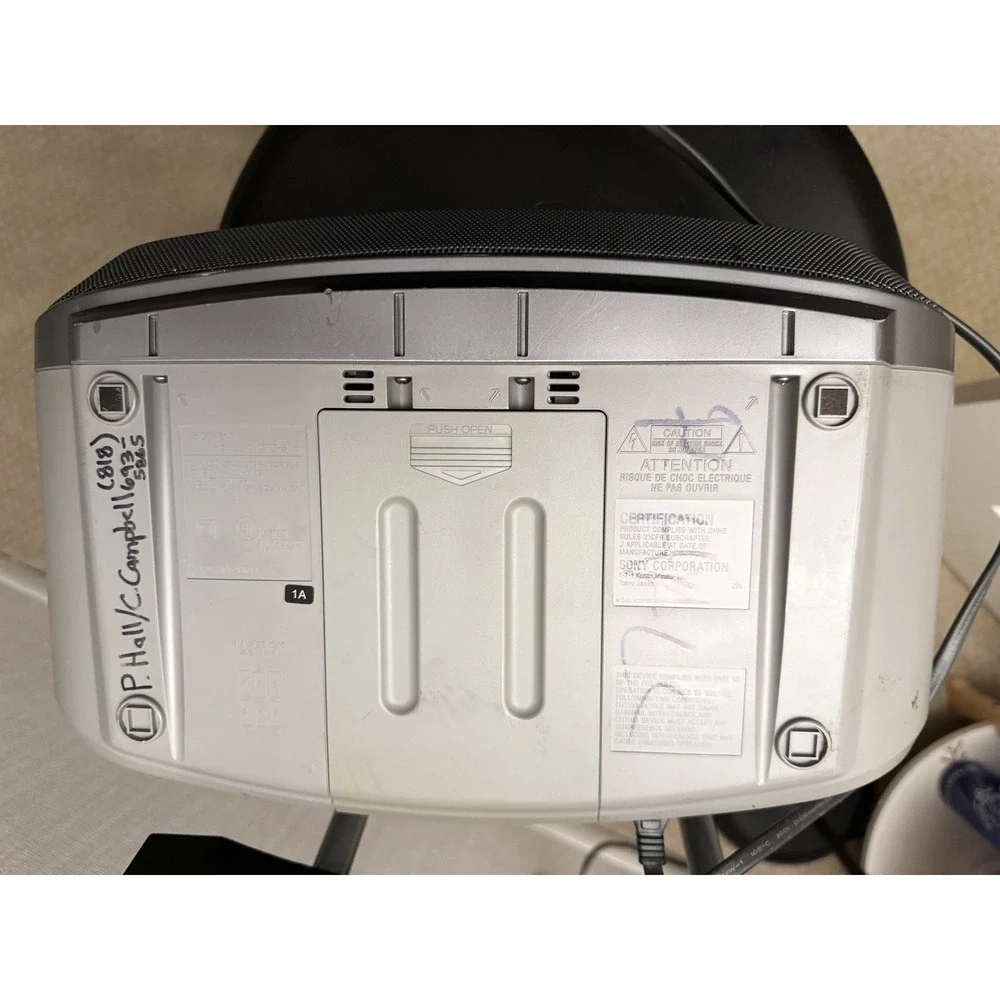 SONY (CFD-S05 )AM/FM Radio Boombox CD Cassette Tape Player Megabass Stereo